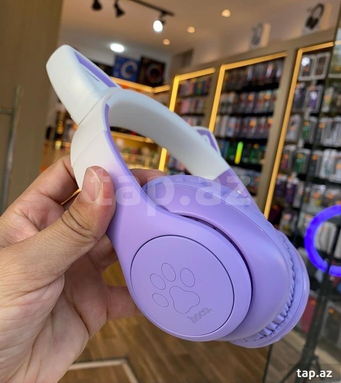 "Hoco W42 Cat Ear" bluetooth qulaqlıq (6)