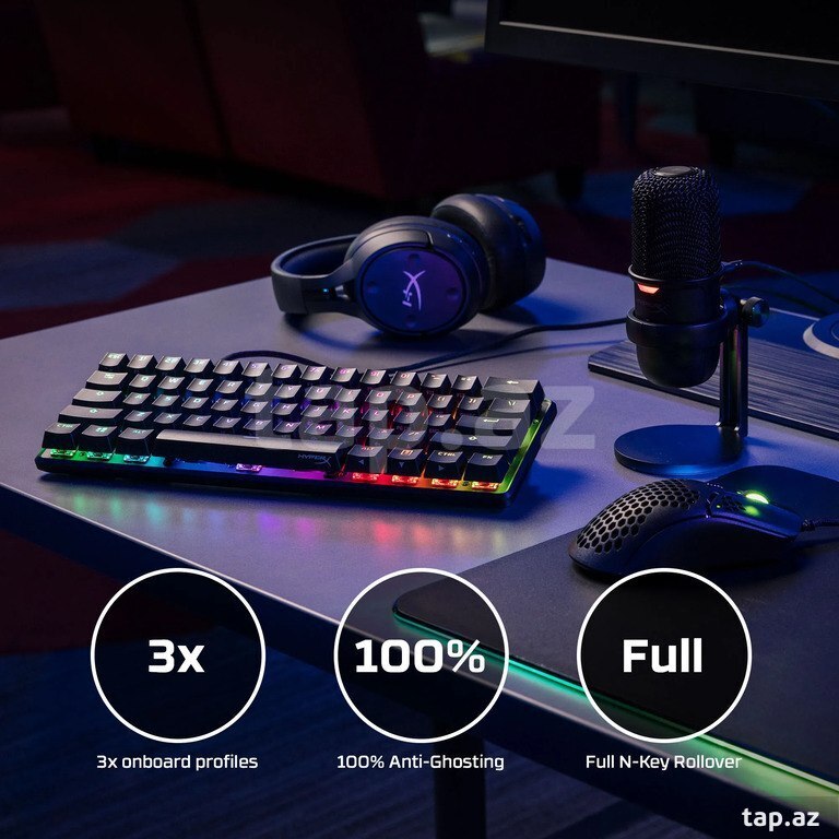 HyperX Alloy Origins 60 HX Red HKBO1S-RB-RU\G (2)