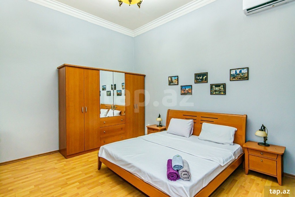 2-otaqlı mənzil kirayə verilir, Sahil m., 75 m² (8)