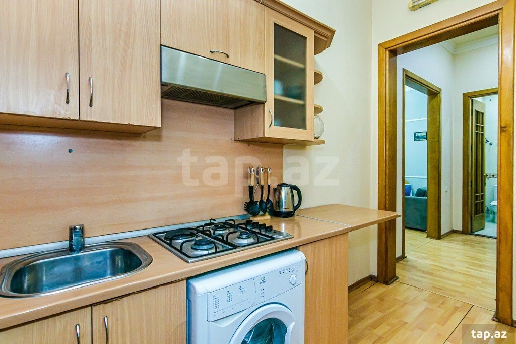 2-otaqlı mənzil kirayə verilir, Sahil m., 75 m² (10)