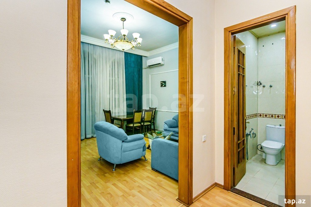 2-otaqlı mənzil kirayə verilir, Sahil m., 75 m² (16)