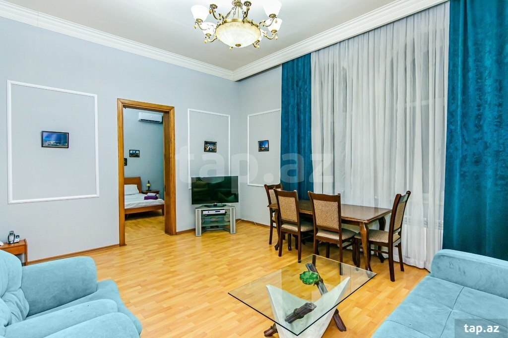 2-otaqlı mənzil kirayə verilir, Sahil m., 75 m² (4)