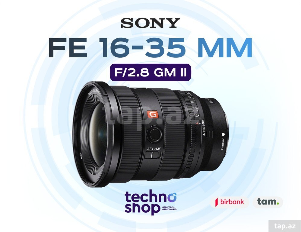 Linza "Sony FE 16-35 mm f/2.8 GM II"