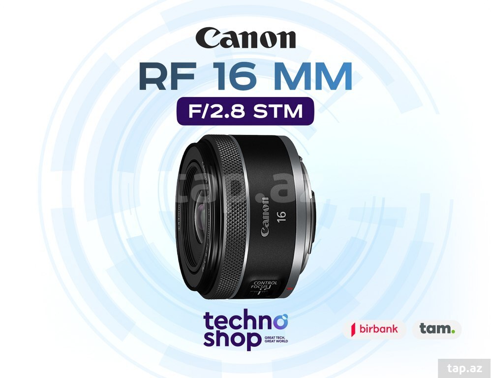 Linza "Canon RF 16 mm f/2.8 STM "