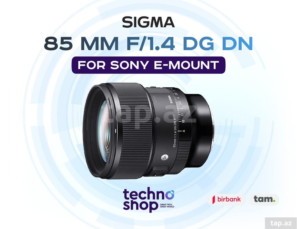 Linza "Sigma 85 mm f/1.4 DG DN For Sony E-Mount"