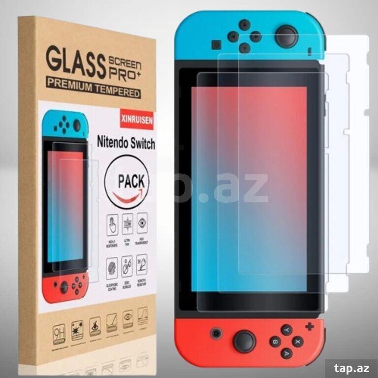 "Nintendo Switch" premium qoruyucu şüşə