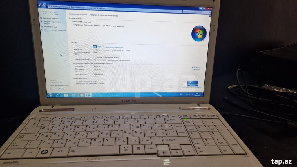 Noutbuk "Toshiba Satellite" (2)