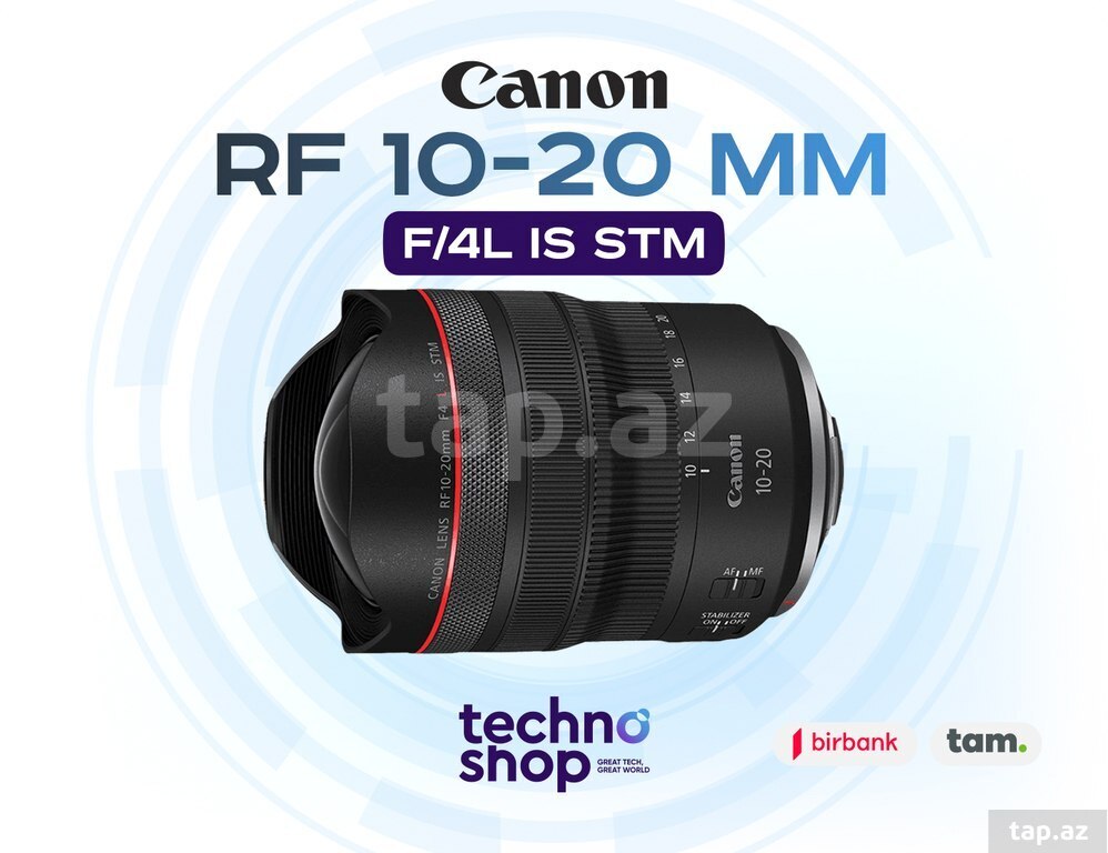 Linza "Canon RF 10-20 mm f/4 L IS STM"