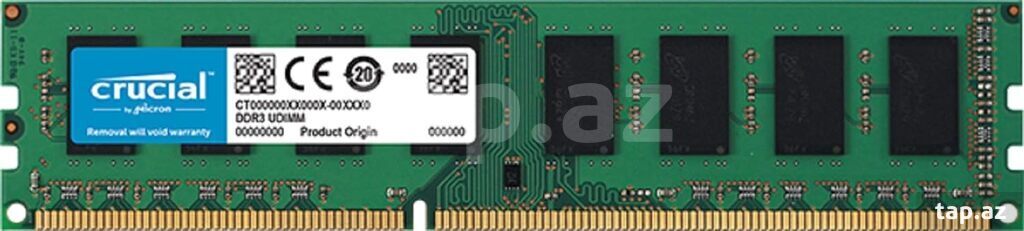 Operativ yaddaş "Crucial RAM 8GB DDR3 12800"