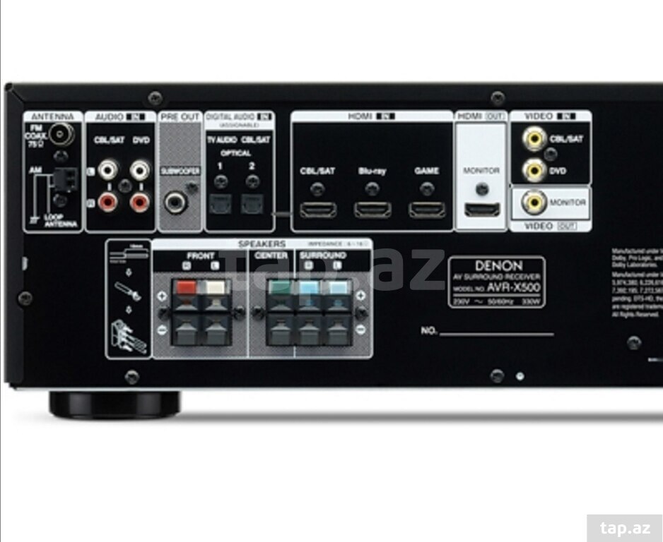 "DENON avr-X500" усилитель  (10)