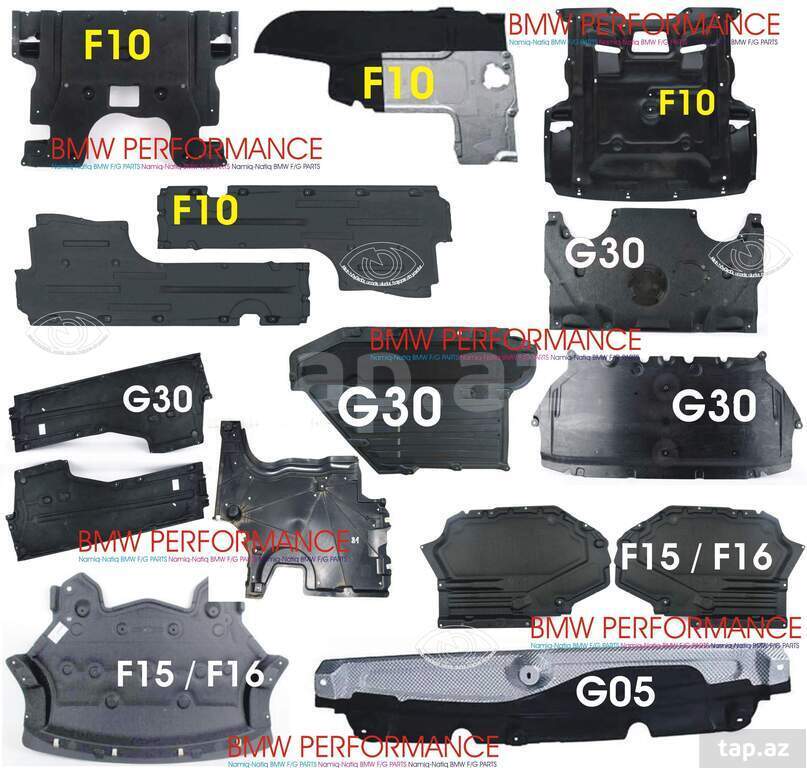 "BMW F10 F30 F32  G05 G30" mühərrik və qutu hissəsi