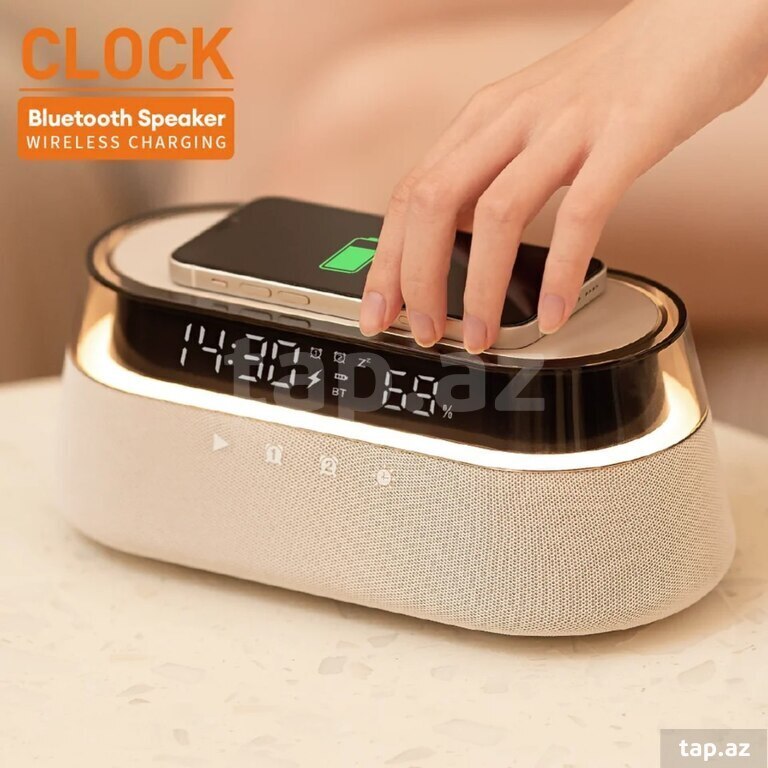 Masaüstü saat Wireless Charging (2)