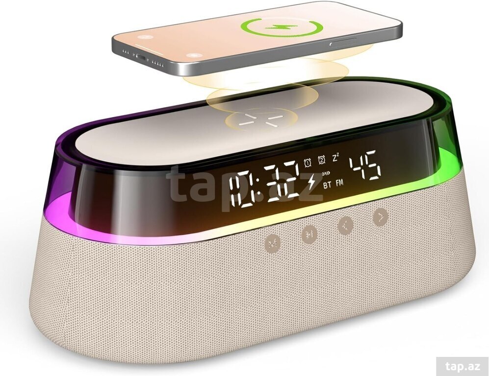 Masaüstü saat Wireless Charging