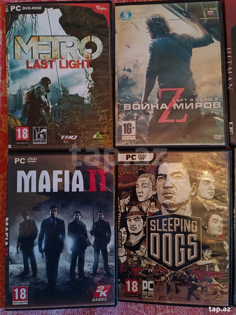 PC üçün DVD oyun diskləri