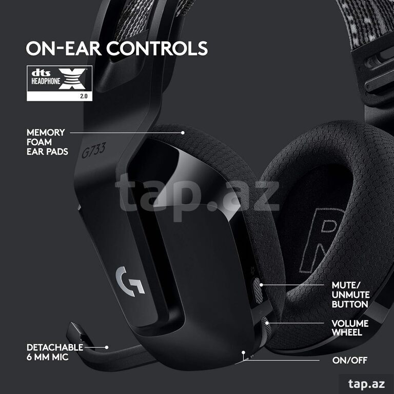 Logitech G733 Lightspeed Wireless Gaming Headset (9)