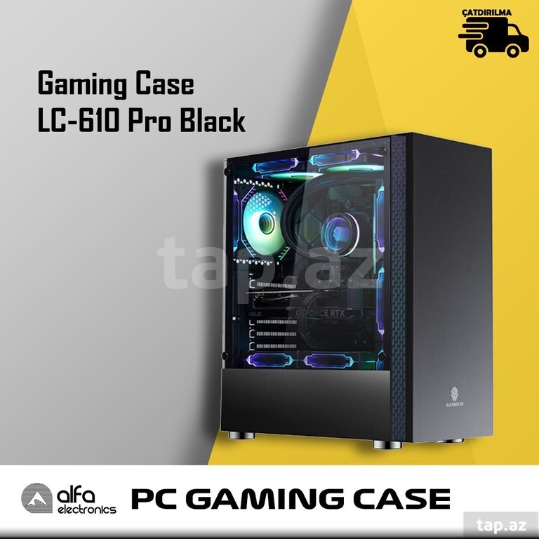 Gaming Case LC-610 Pro Black