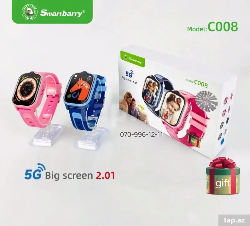 Uşaq saatı "Smartbarry C008 pink" (3)