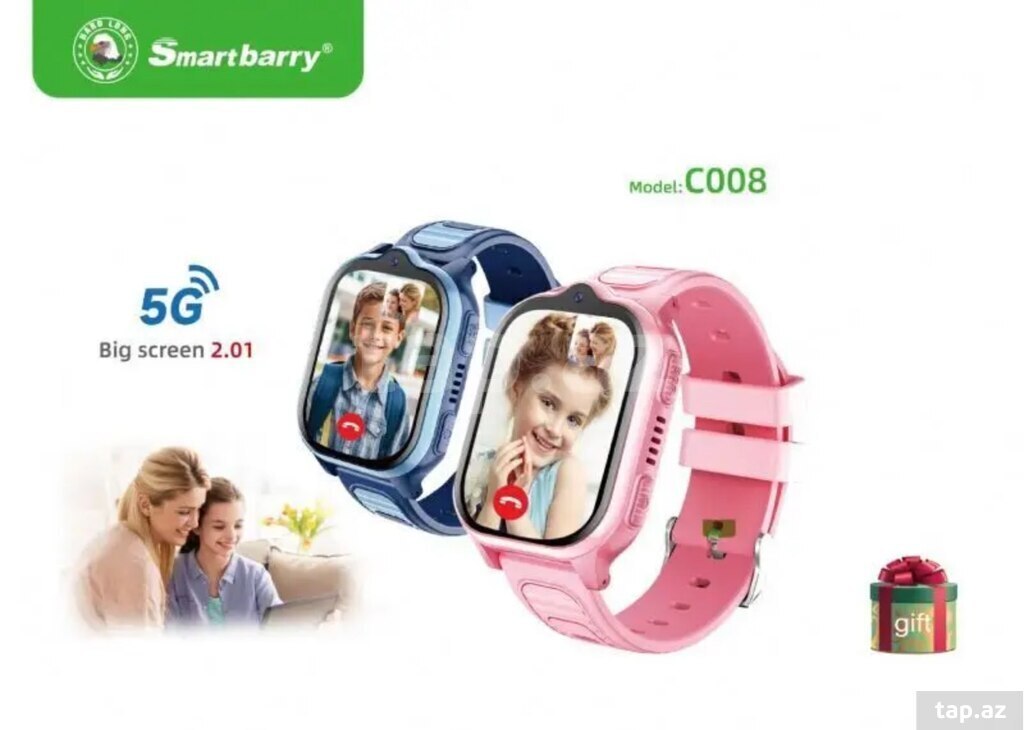 Uşaq saatı "Smartbarry C008 pink" (2)