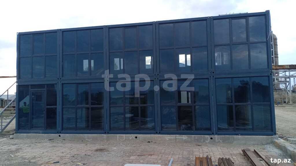 2 mərtəbəli modul inzibati binası (24000x6000mm)