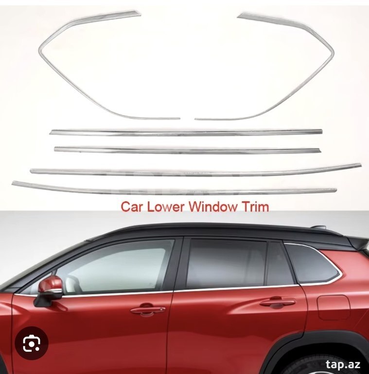 "Toyota Corolla Cross 2024" şüşə qirağı xromu (18)