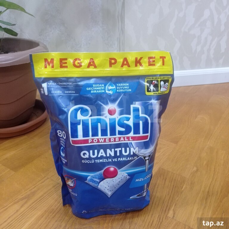 Qabyuyan üçün tabletka “Finish”