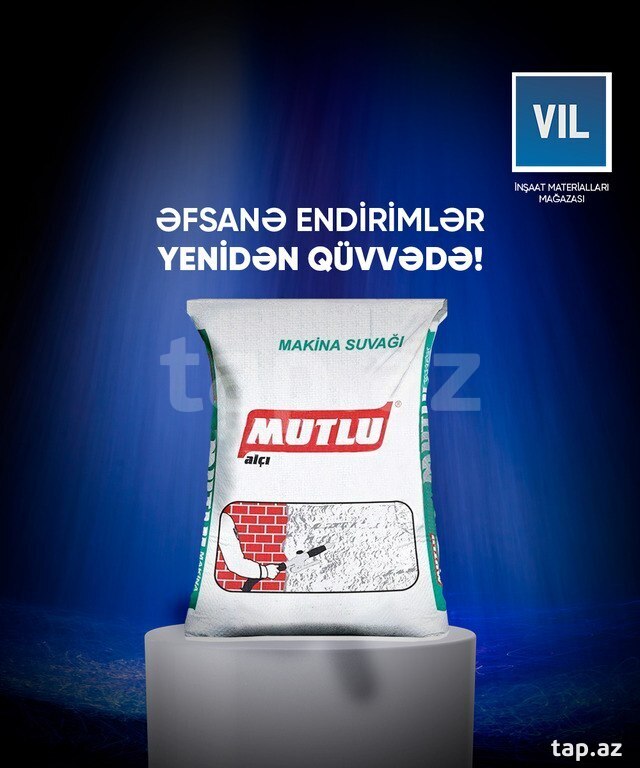 "Mutlu" makina suvağı