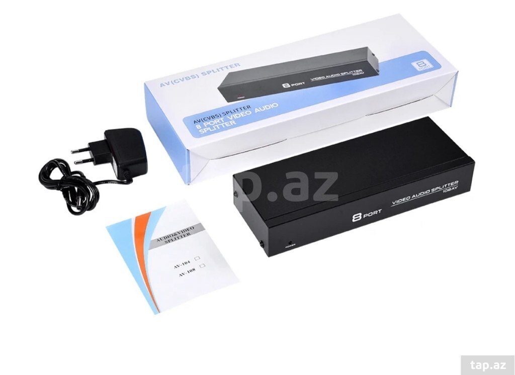 8 Port Video Audio Splitter Pro Quality VCD/DVD (4)