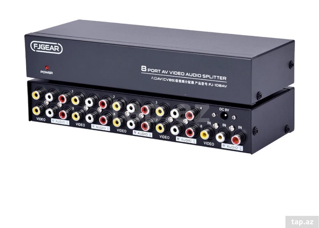 8 Port Video Audio Splitter Pro Quality VCD/DVD (2)