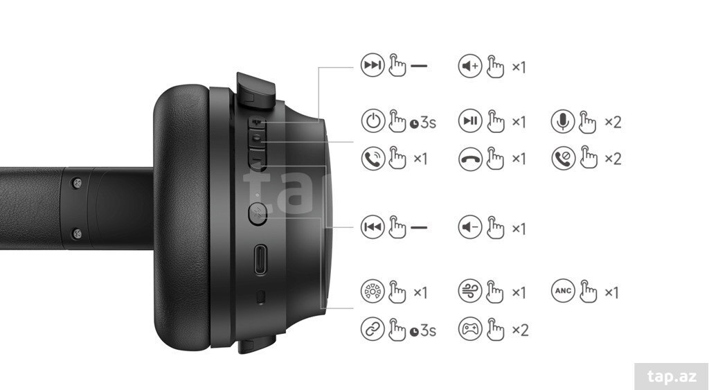 Qulaqlıq "Edifier WH700NB  İvory" (13)