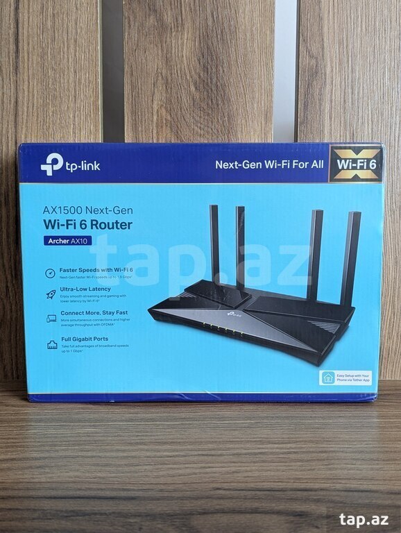 TP-Link Smart Wi-Fi 6 Router (Archer AX10)
