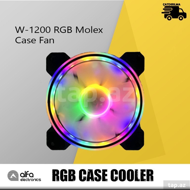 Titan Star RGB Molex Fan Black