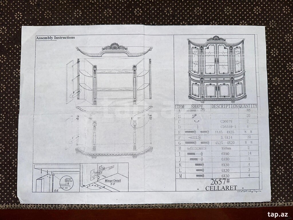 Qonaq otağı mebeli  (6)