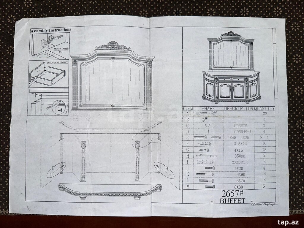 Qonaq otağı mebeli  (8)