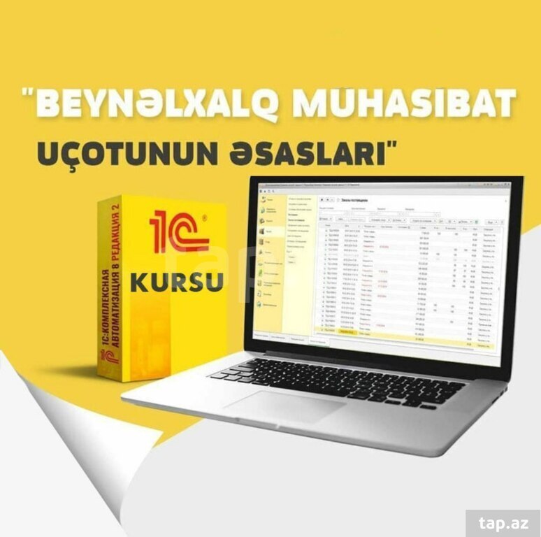 1C mühasibatlıq ticarət anbar proqramı kursu
