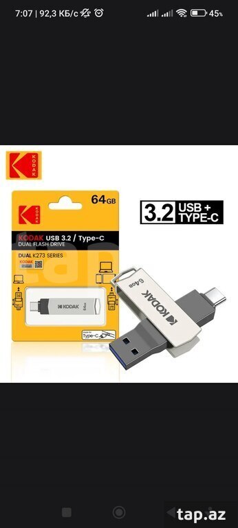 USB flaş card Type 64GB 