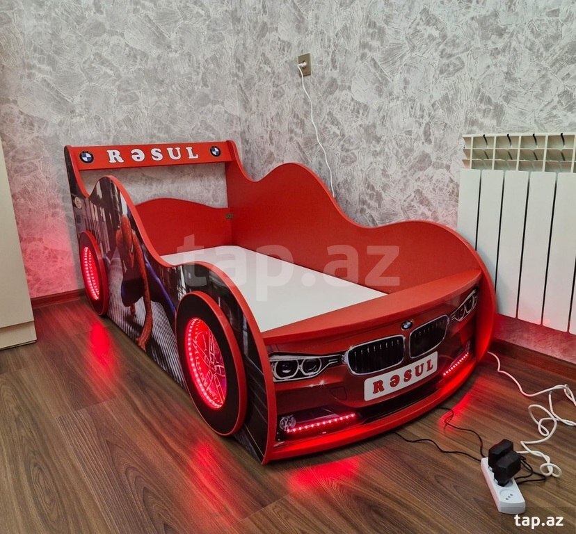 Uşaq çarpayısı "Spider-Man BMW"