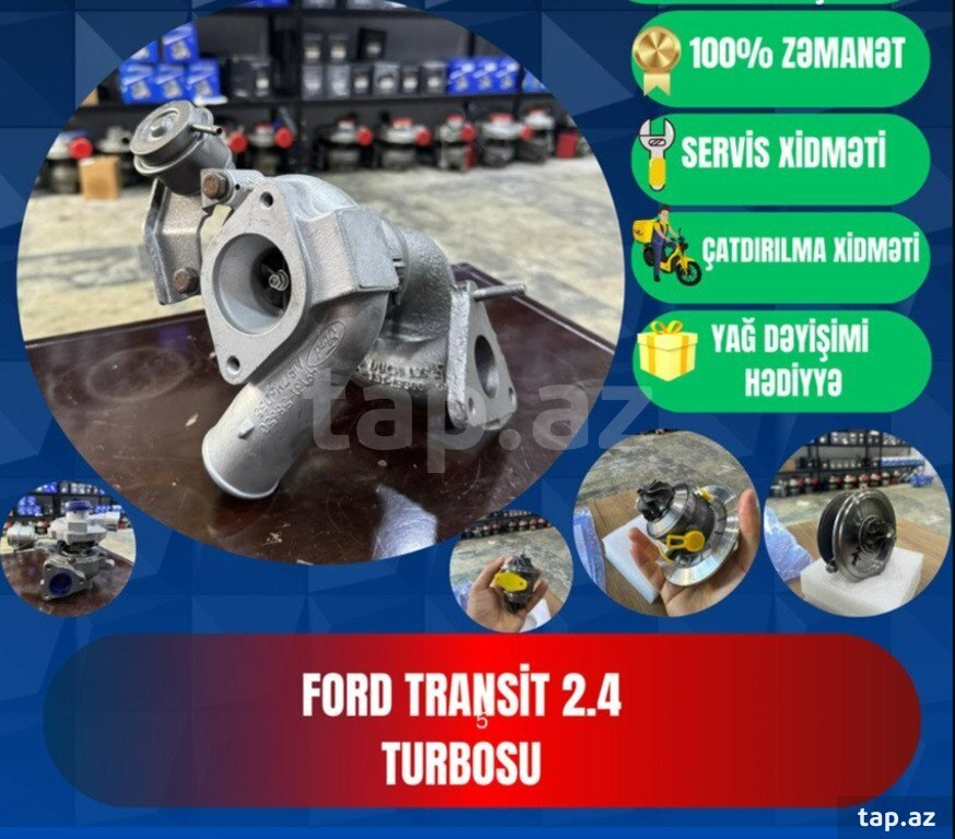 "Ford Transit 2.4" turbosu və kartrici