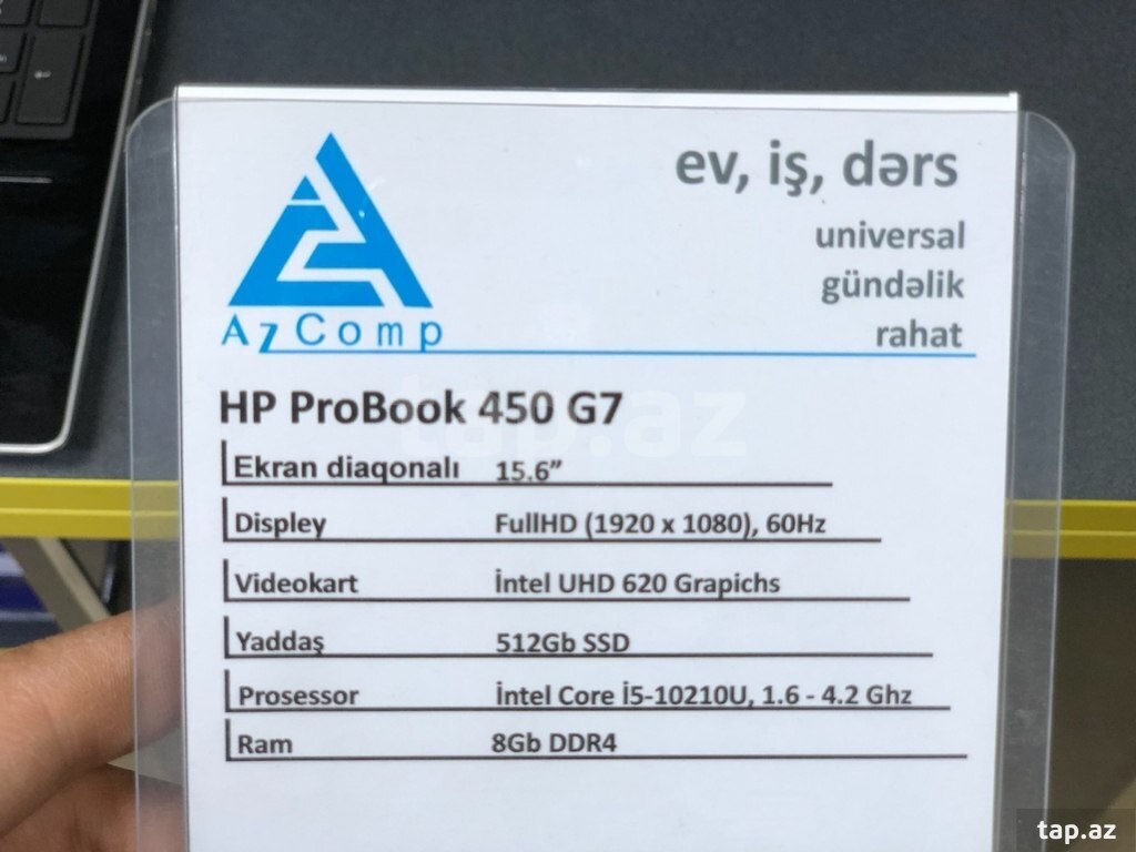 Noutbuk “HP ProBook 450 G7” (3)