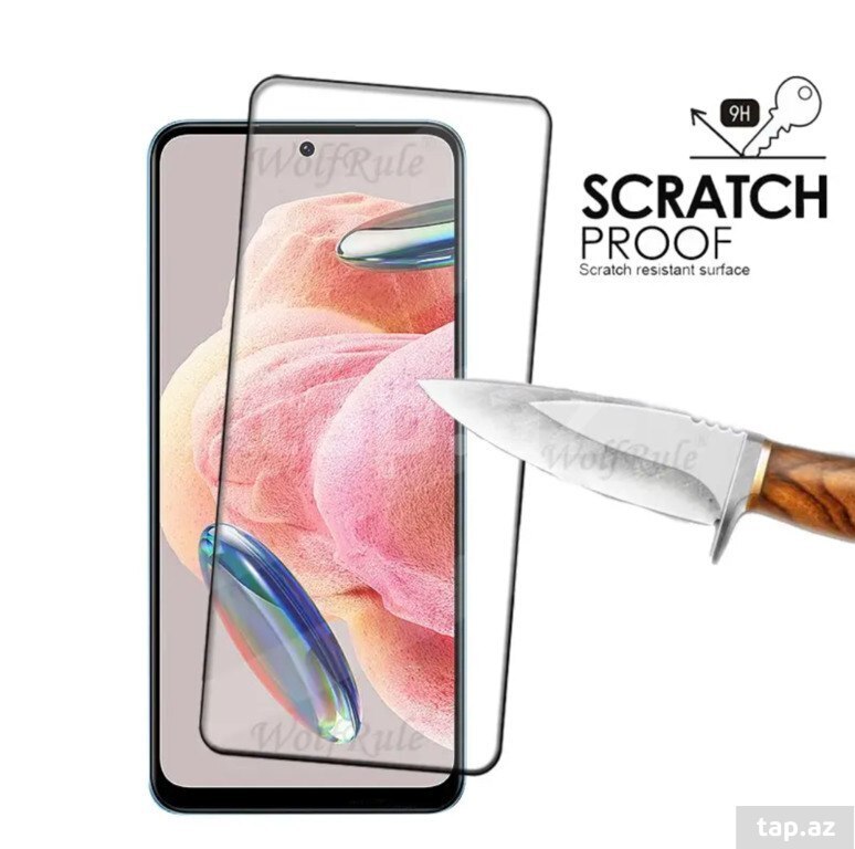 "Xiaomi Redmi Note 12 4G" üçün ekran qoruyucu şüşəsi