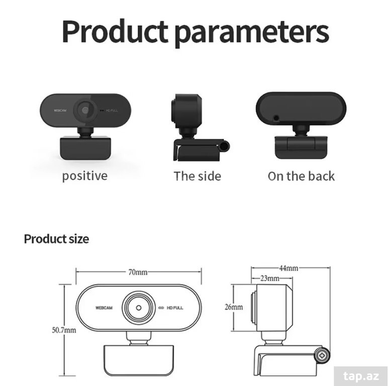 Web kamera "1080P HD Mini Webcam" (6)