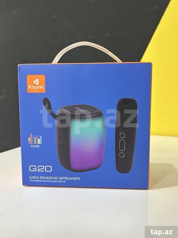 Bluetooth dinamik "Kisonli G20 Speaker + Karaoke" (8)