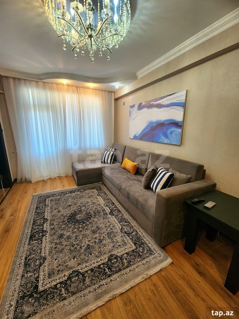 3-otaqlı yeni tikili kirayə verilir, Nərimanov r., 90 m²