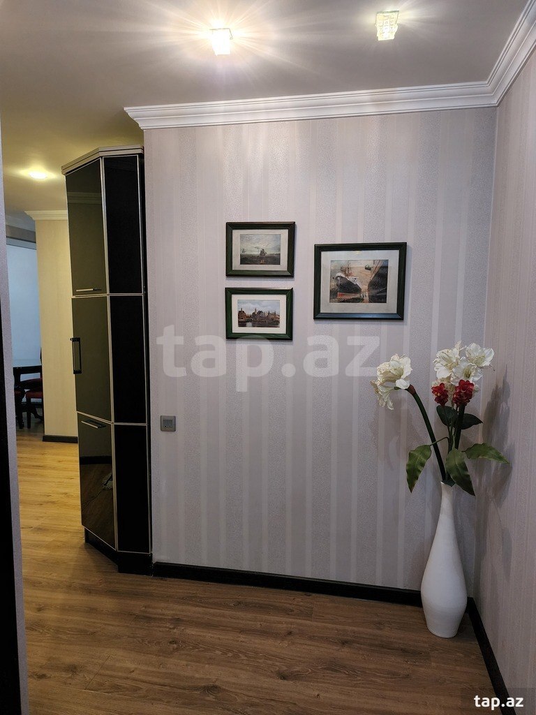 3-otaqlı yeni tikili kirayə verilir, Nərimanov r., 90 m²