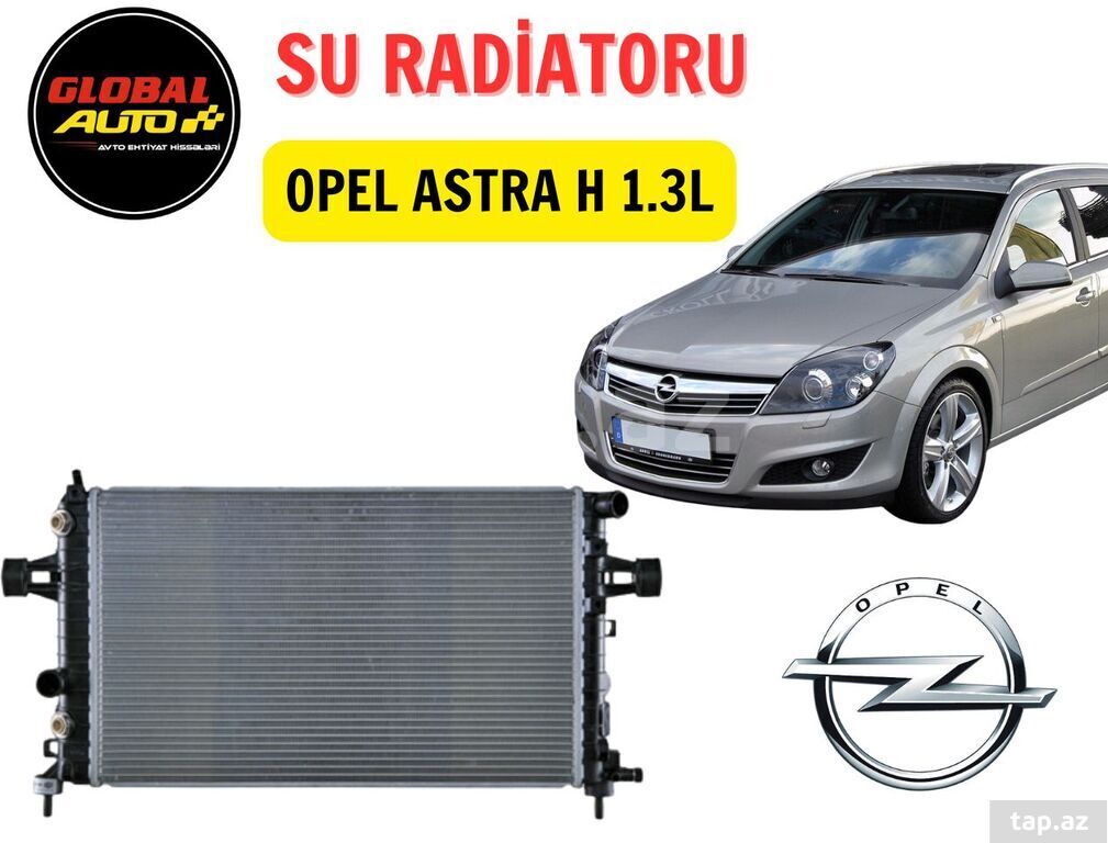 "Opel Astra H 1.4L" su radiatoru
