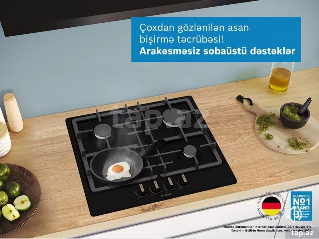 "Bosch PGP6B3B92R" bişirmə paneli