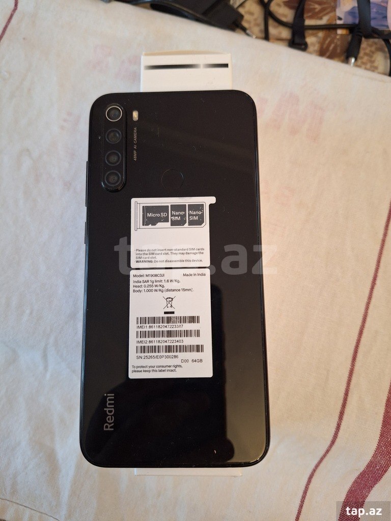Xiaomi Redmi Note 8 Space Black 64GB/4GB (2)