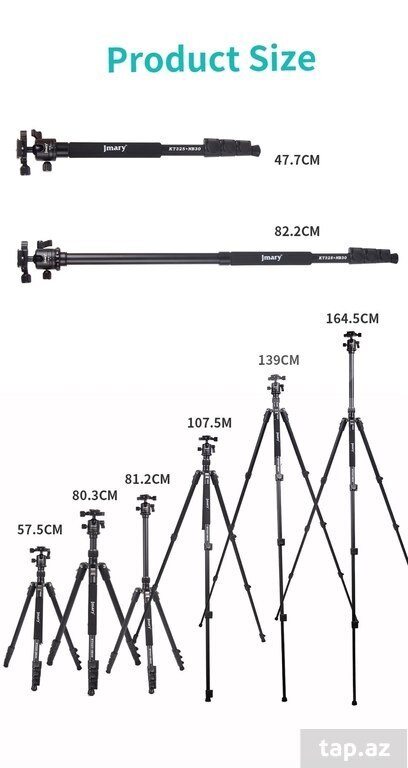 Professional ştativ "Jmary KT325 NB30"