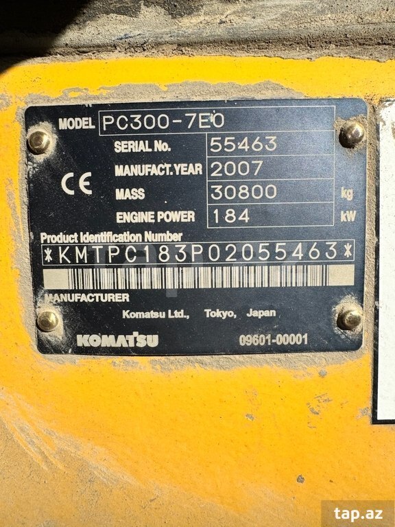 Komatsu PC300, 2007 il (5)