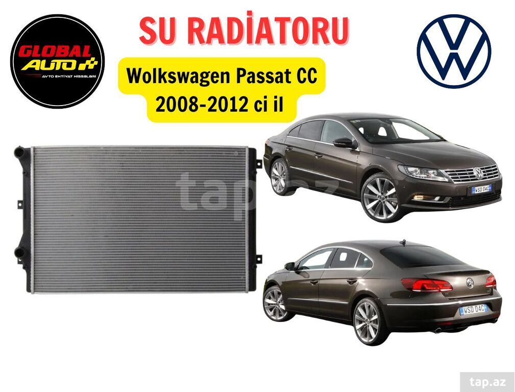 "Volkswagen Passat CC" su radiatoru