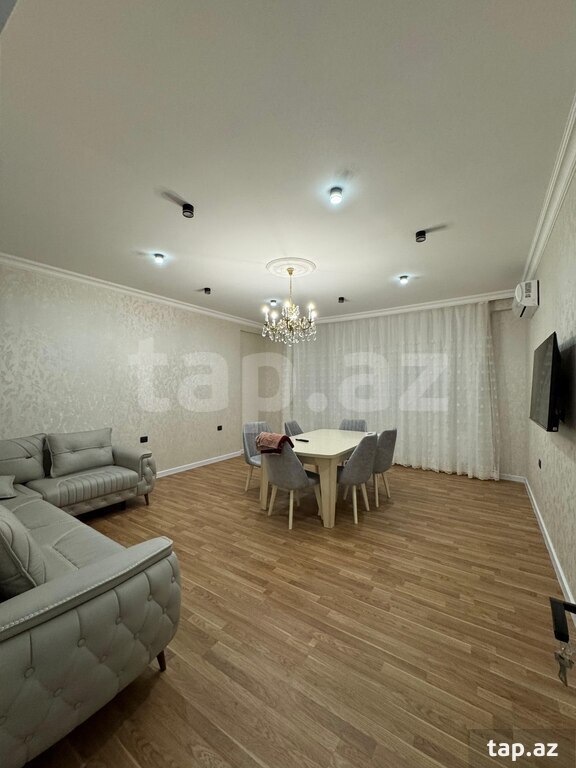 2-otaqlı yeni tikili kirayə verilir, Süleyman Vəzirov küç., 100 m²